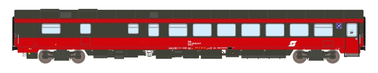 LEMKE Collection 24500 - N - Speisewagen EC 64 Mozart, ÖBB, Ep. V